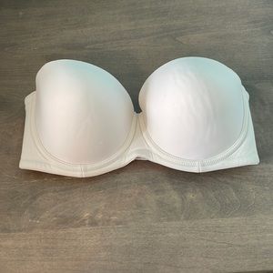 Strapless bra by QT. Size 38C in good condition